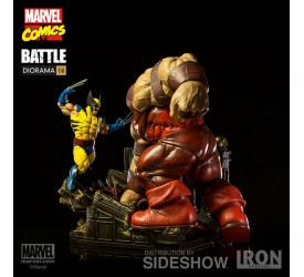 Marvel Wolverine vs Juggernaut 1/6 Scale Diorama 44 CM